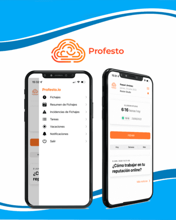 Success Stories dans le développement d'applications moviles Profesto (SaaS)